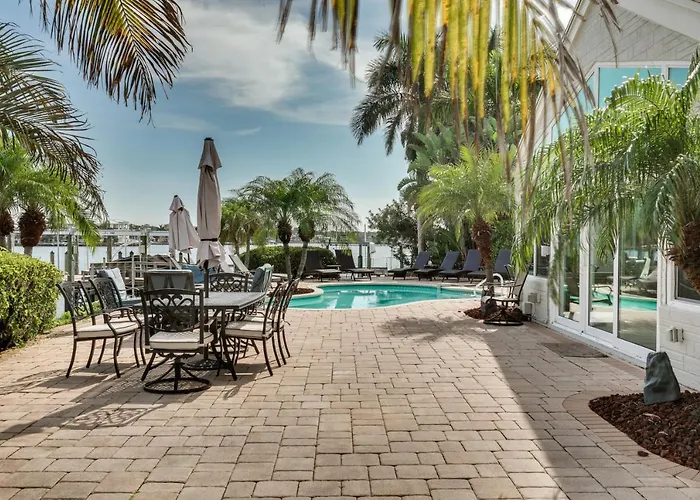 Amazing Waterfront House With Pool In Indian Rocks Beach! *